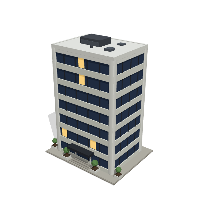 Sageworks Offices low-poly 3D model preview